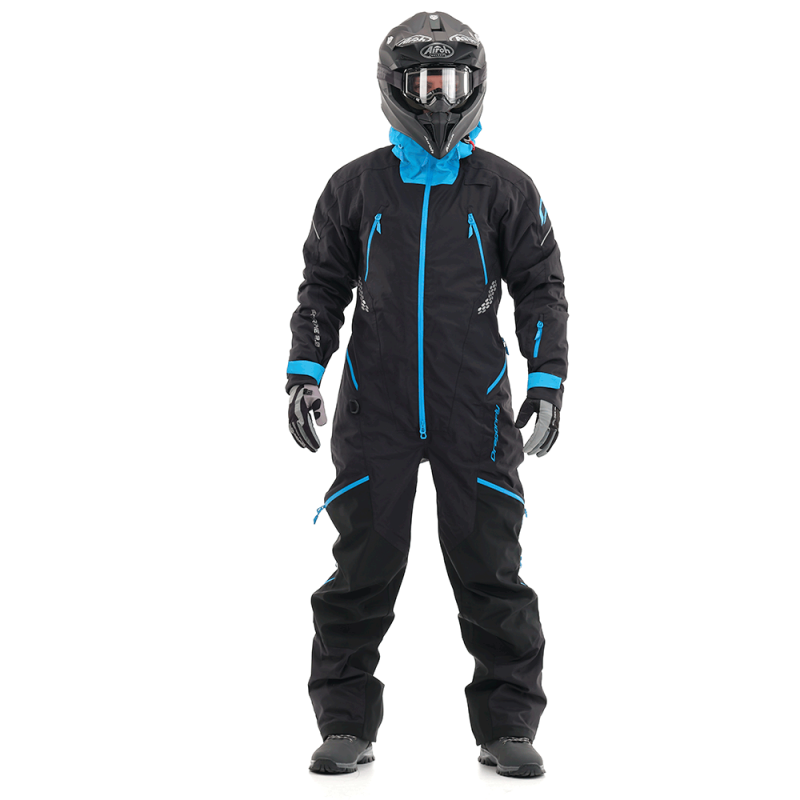 Снегоходный комбинезон Dragonfly Extreme 2.0 MAN Black-Scuba Blue