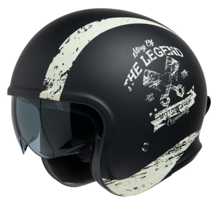 Открытый шлем Jet Helmet IXS880 2.0 IXS Чёрный