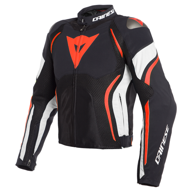 Куртка текстильная Dainese Estrema Air Black/white/fluo-red