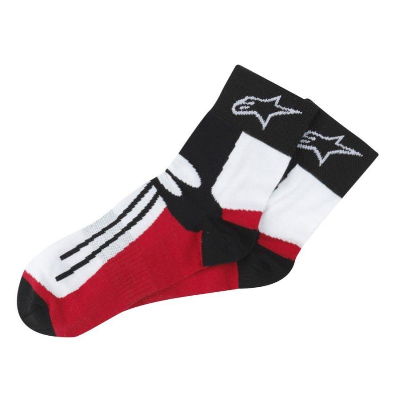 Носки ALPINESTARS RACING ROAD SOCKS S. черно-красный