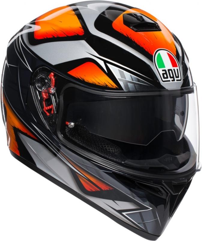 Шлем AGV K-3 SV Multi Liquefy Black/Orange