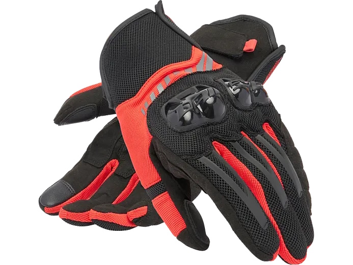 Перчатки Dainese Mig 3 Air Tex Black/Red-lava