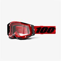 Очки кроссовые 100% Racecraft 2 Google Red / Clear Lens