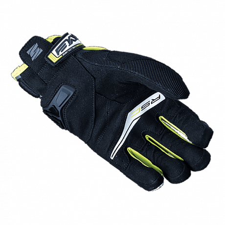 Мотоперчатки Five RS-C Glove white/fluo yellow M