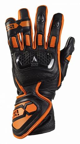 Перчатки кожаные IXS Sport LD RS-200 2.0, Черно-оранжевый L