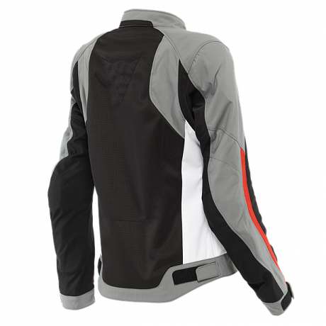 Куртка жен. DAINESE HYDRA FLUX 2 AIR LADY D-DRY BLACK/CHARCOAL-GRAY/LAVA-RED 44