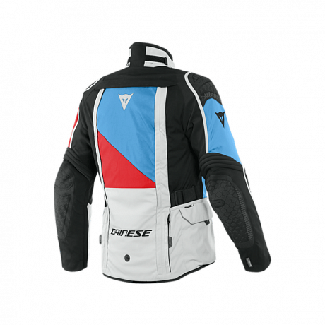 Куртка текстильная Dainese D-explorer 2 Gore-tex Glacier-gray-blue-lava-red-blk