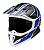 Шлем HX 361 2.1 IXS Бело-синий матовый