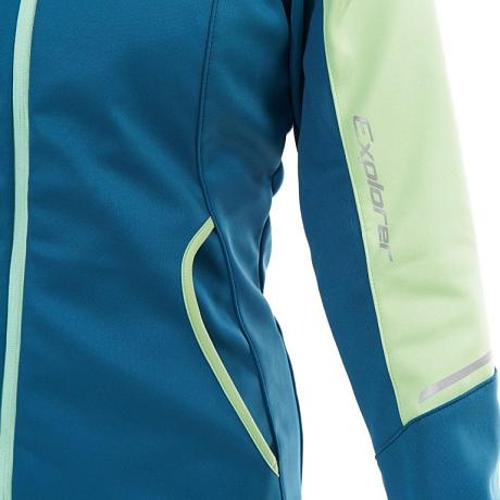 Куртка с капюшоном Dragonfly EXPLORER 2.0 Woman Green 2024 S