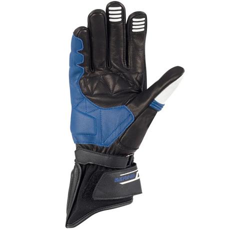 Перчатки кожаные Bering SNAP Black/Blue