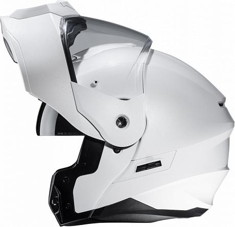 Шлем модуляр HJC C80 Pearl White S