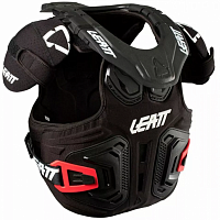 Детский защитный панцирь + шея Leatt Fusion Vest Junior 2.0, Black, 2021
