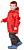  Дождевой детский комплект Dragonfly Evo Kids (куртка,штаны) Red 116-122