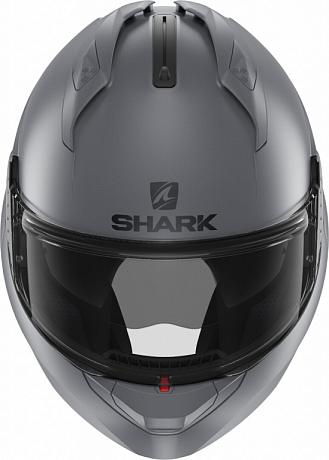 Мотошлем Shark Evo-GT Blank, серый матовый S
