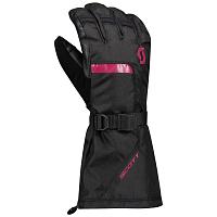 Перчатки снегоходные Scott Roop, черно-розовые