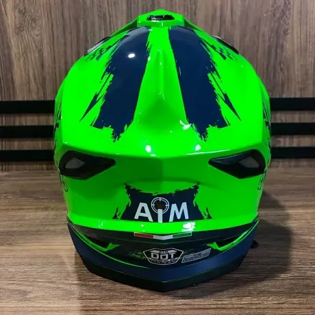 Шлем детский AiM JK802Y Green/Blue S