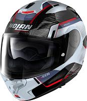 Шлем модуляр Nolan X-1005 ULTRA CARBON (2024) Undercover N-Com 043 Carbon White/Red/Blue/Zephyr White