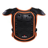 Защита тела детская Herobiker Armor Free Size черно-оранжевая