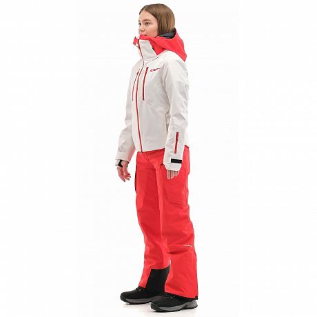 Куртка утепленная Dragonfly Gravity Premium WOMAN Gray-Red Fluo XS