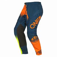 Штаны кросс-эндуро O'neal Element Racewear V.22 синий/оранжевый