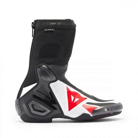 Мотоботинки Dainese Axial 2 Air Black/white/lava-red 41