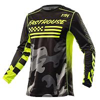 Джерси Fasthouse Grindhouse Riot Black High Viz