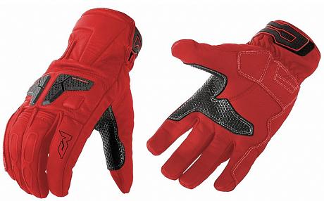 Туристические кожаные перчатки Moteq Venus красные S