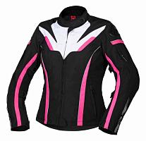 Текстильная женская куртка IXS RS-1000-ST черно-розовый